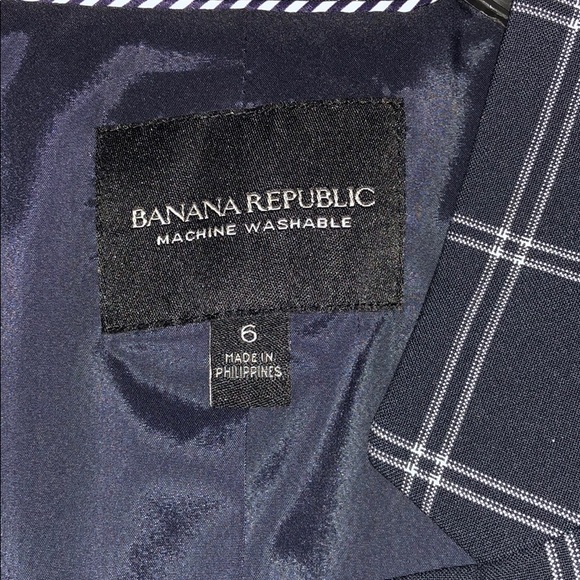 Banana Republic plaid jacket - Picture 2 of 3